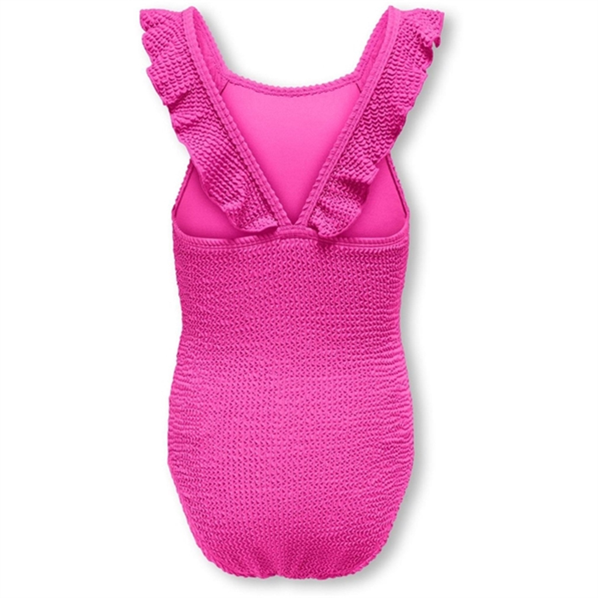 Kids ONLY Knockout Pink Tropez Structure Badedragt 2