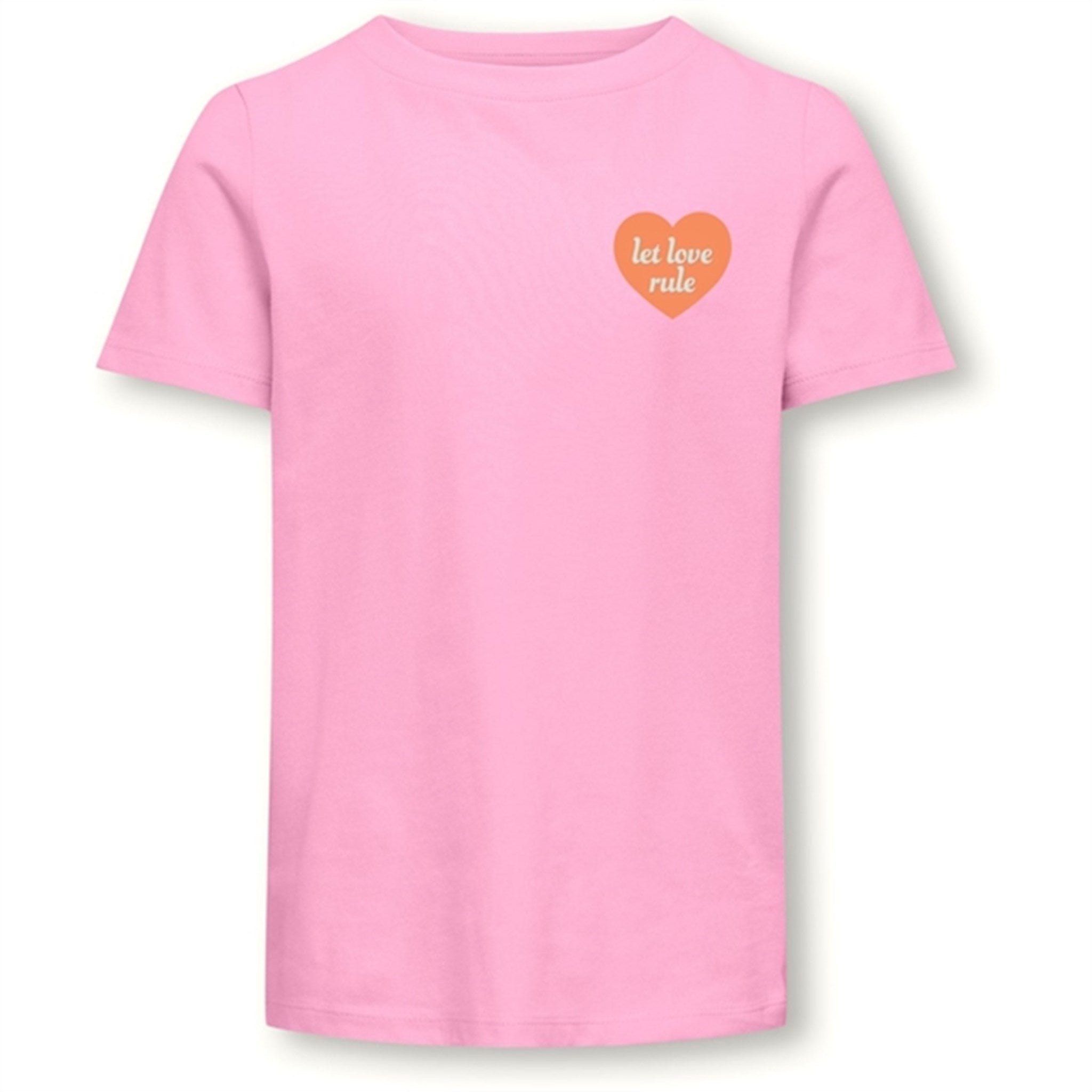 Kids ONLY Begonia Pink Love Senna Heart T-Shirt