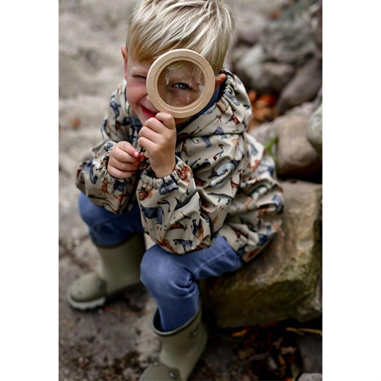 Mikk-Line Softshell Jakke Olive Gray