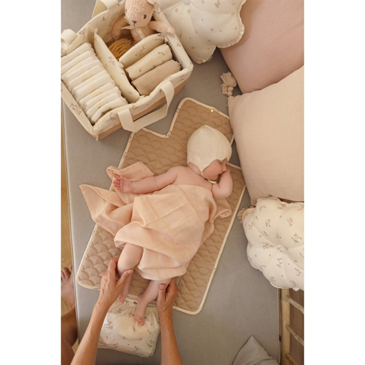 Cam Cam Copenhagen Pusleunderlag Ashley, Latte