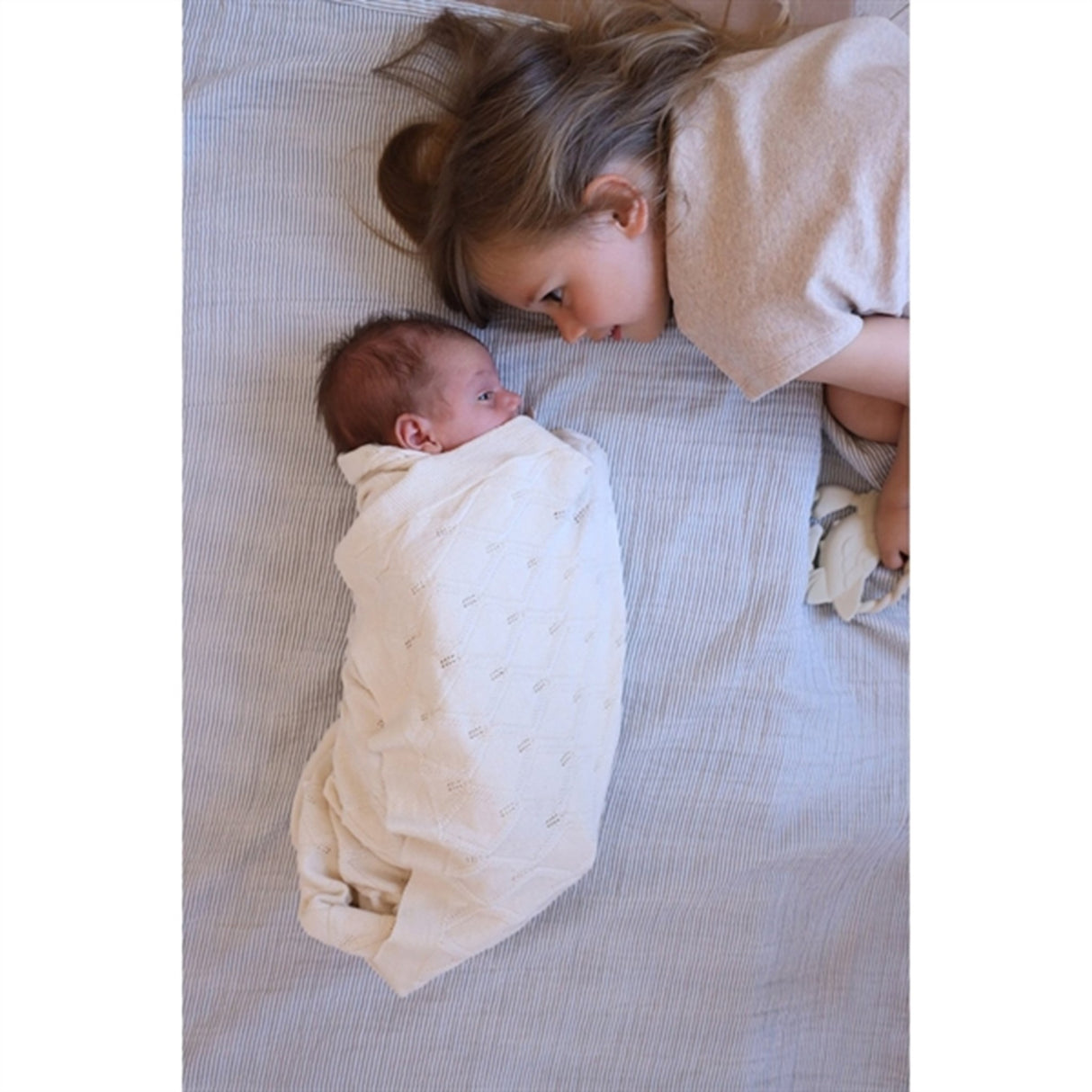 Cam Cam Copenhagen Muslin Tæppe Classic Stripes Blue