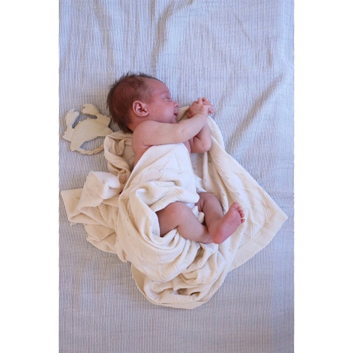 Cam Cam Copenhagen Muslin Tæppe Classic Stripes Blue