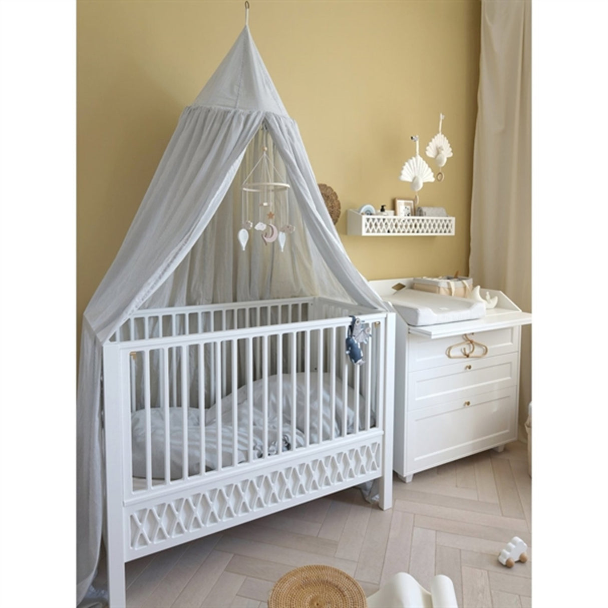 Cam Cam Copenhagen Sengehimmel Classic Stripes Blue