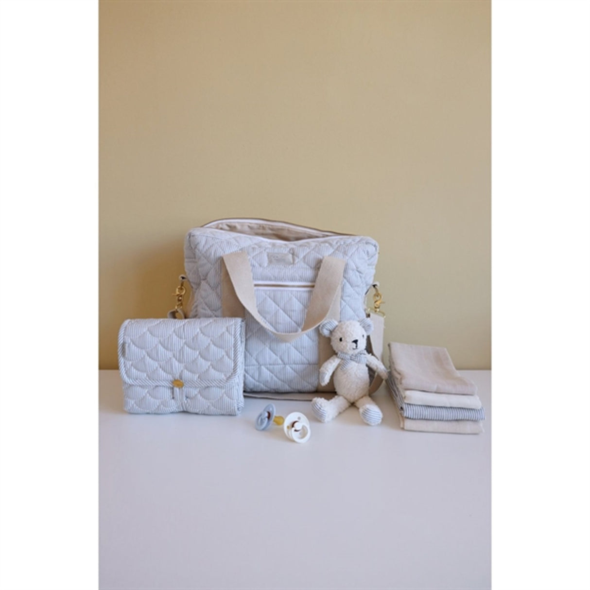 Cam Cam Copenhagen Pusletaske Classic Stripes Blue