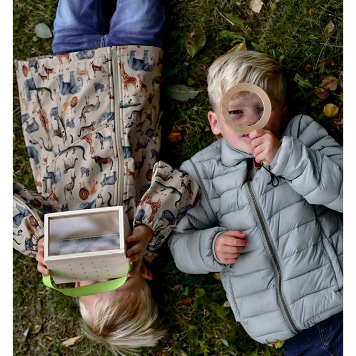 Mikk-Line Nylon puffer 2i1 Jakke Neutral Gray