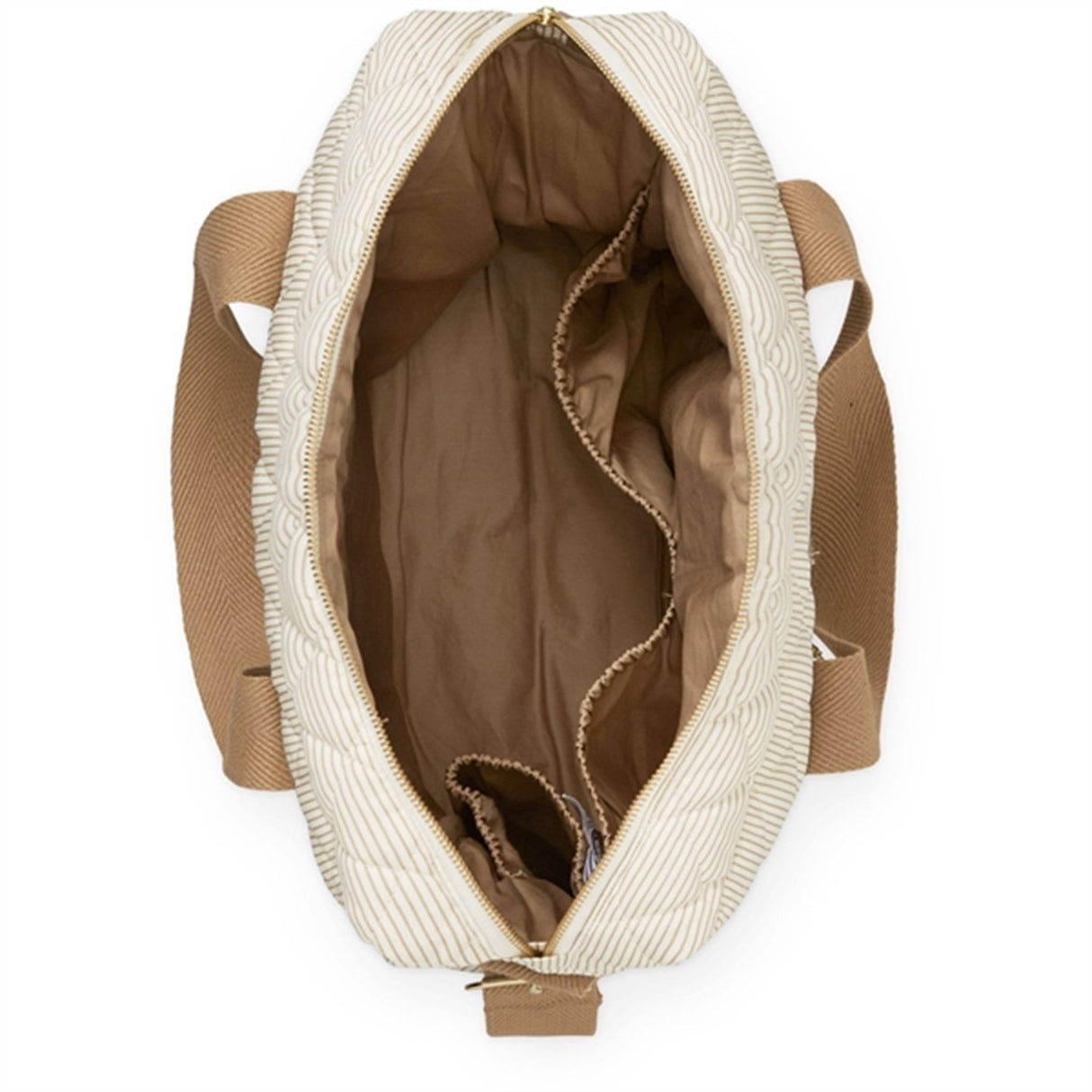 Cam Cam Copenhagen Pusletaske Classic Stripes Camel