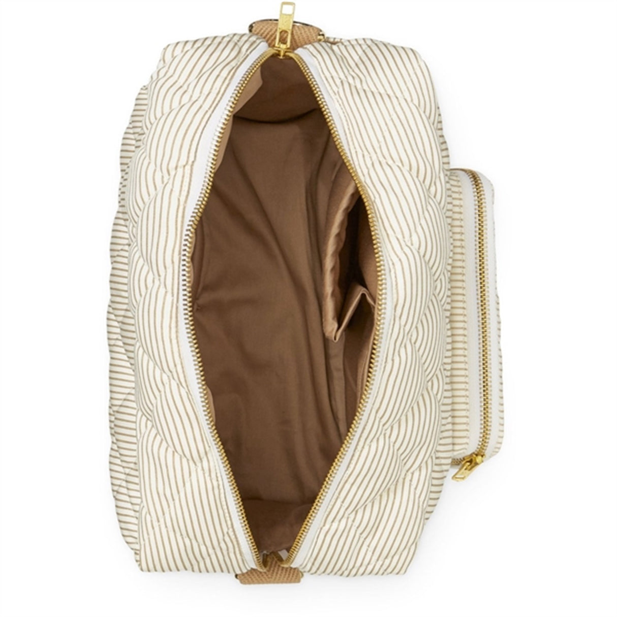 Cam Cam Copenhagen Pusletaske Small Classic Stripes Camel