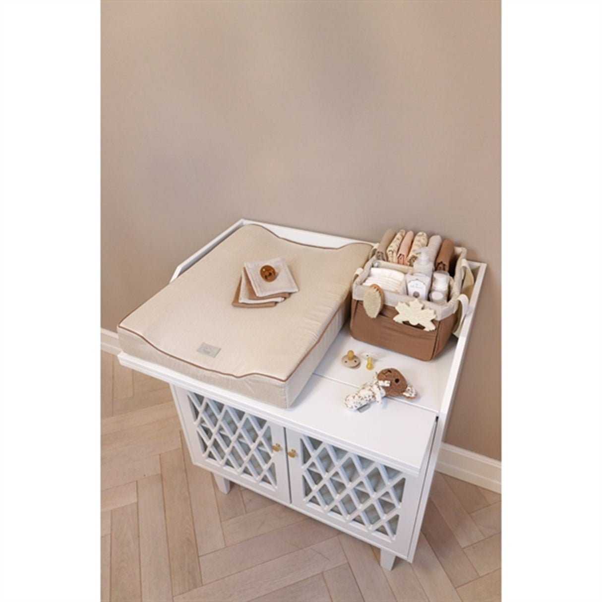 Cam Cam Copenhagen Puslepude Classic Stripes Camel