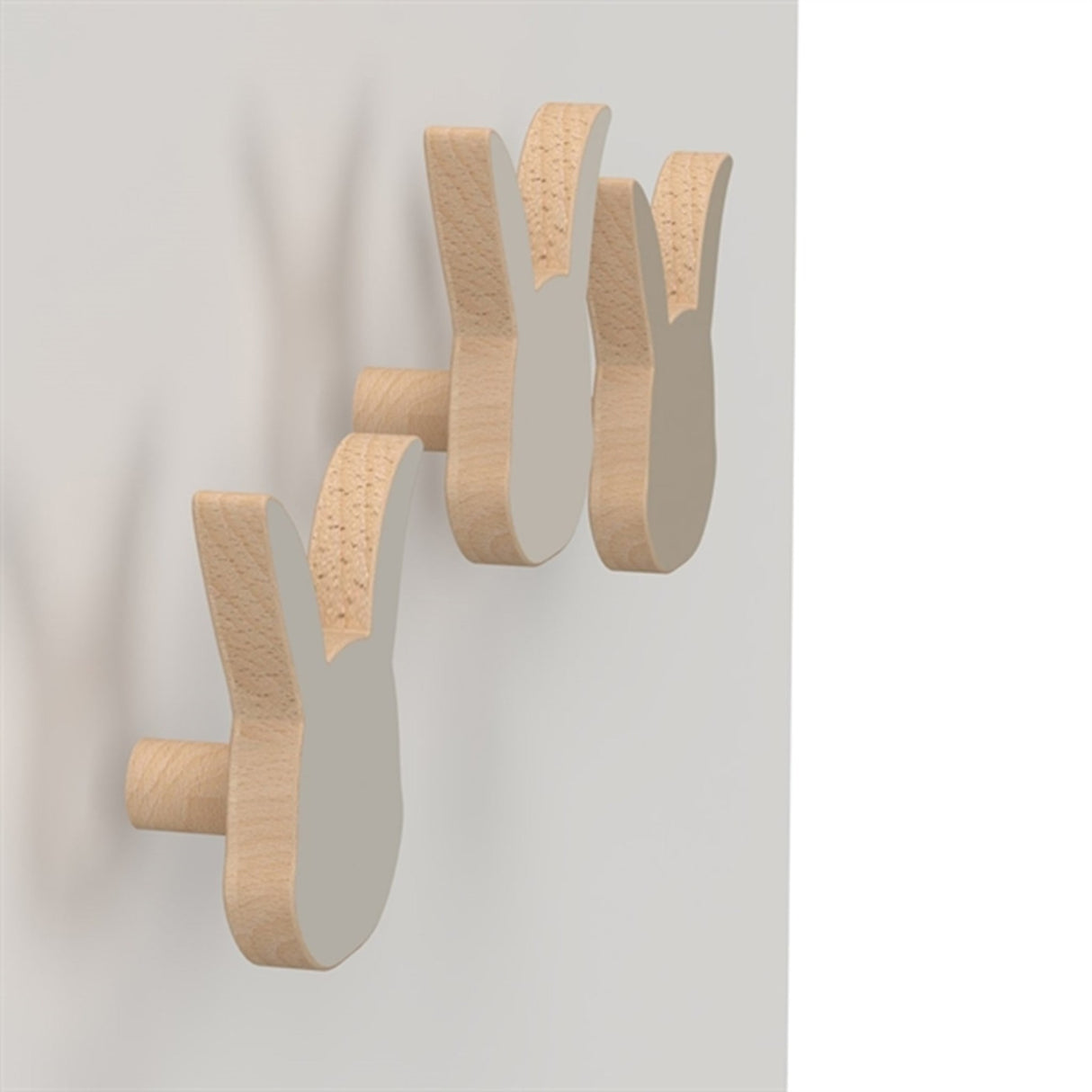 Cam Cam Copenhagen Træknager Kanin 3-pak Dove Mix