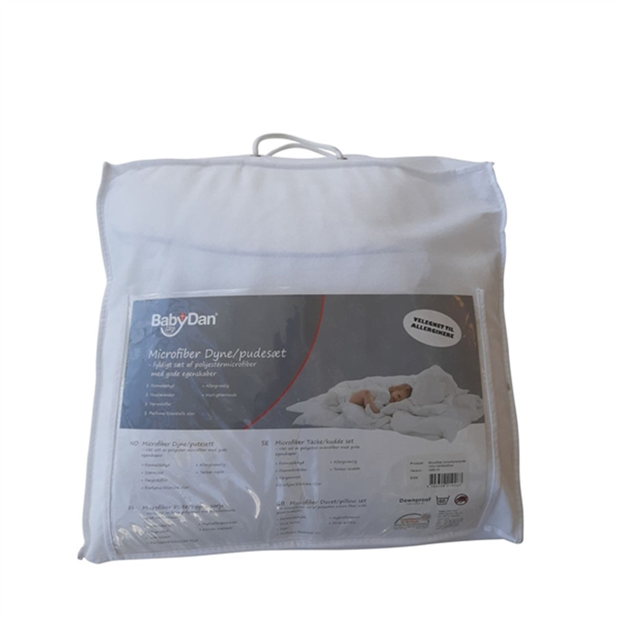 BabyDan Heart Mikrofiber Juniordyne & Pude DK