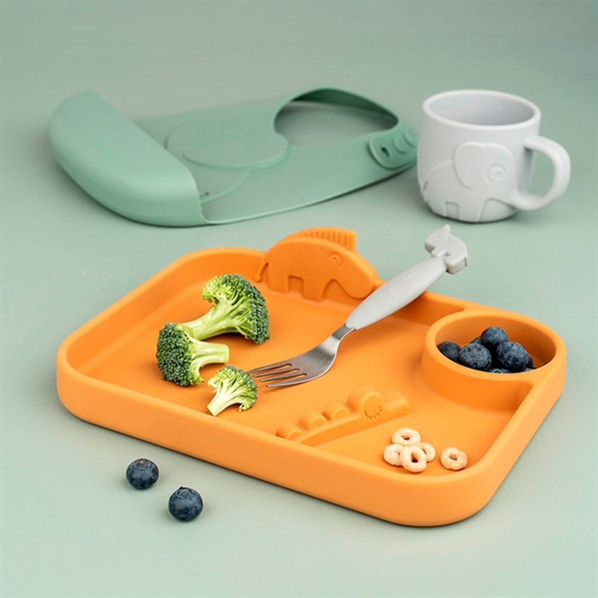 Done by Deer Peekaboo Tallerken Mustard