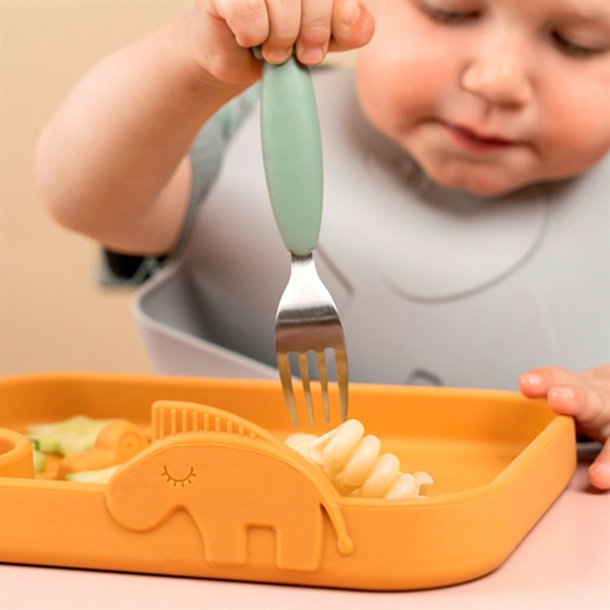 Done by Deer Peekaboo Tallerken Mustard