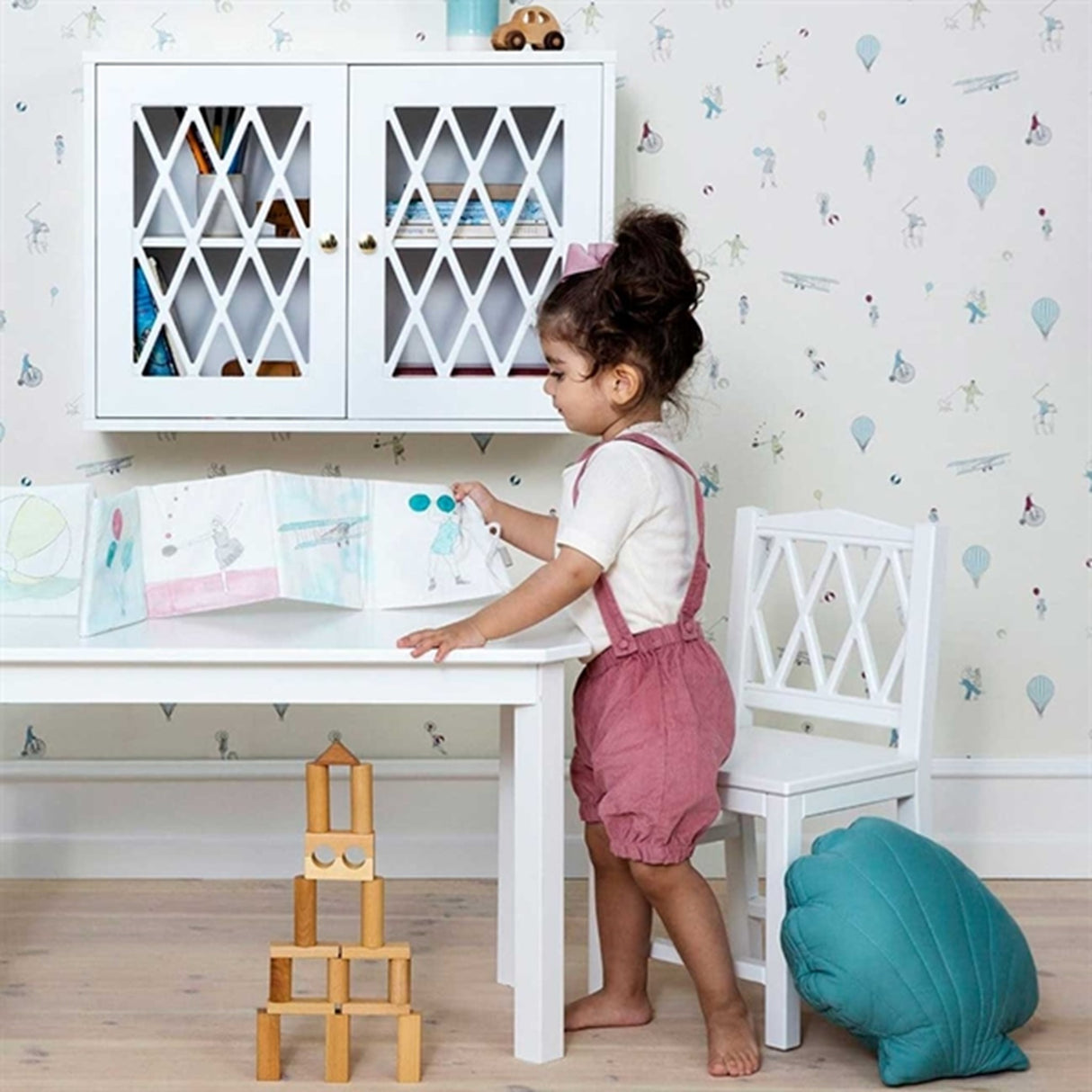 Cam Cam Copenhagen Harlequin Børnestol White