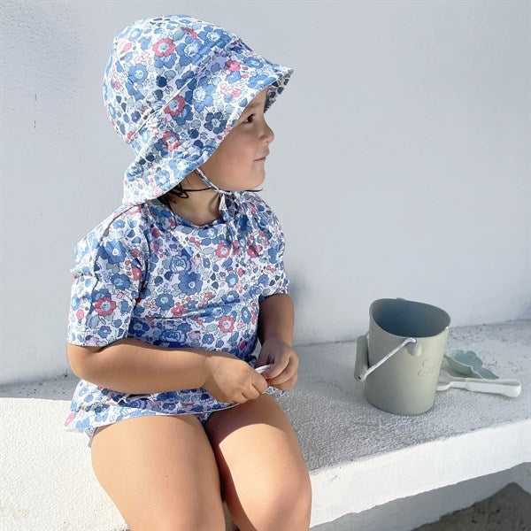 Petit Crabe Betsy B Luna Boatneck Badebluse Liberty© fabric