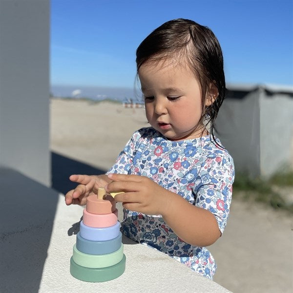 Petit Crabe Betsy B Luna Boatneck Badebluse Liberty© fabric