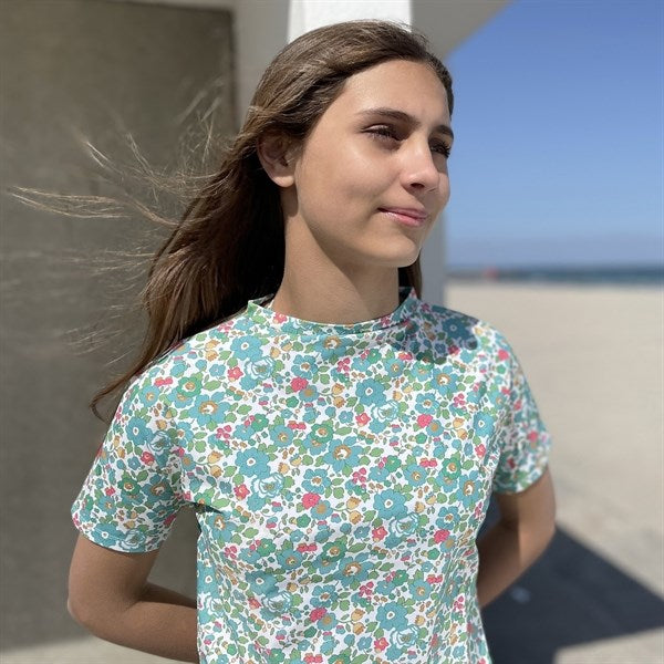 Petit Crabe Betsy D Luna Boatneck Badebluse Liberty© fabric