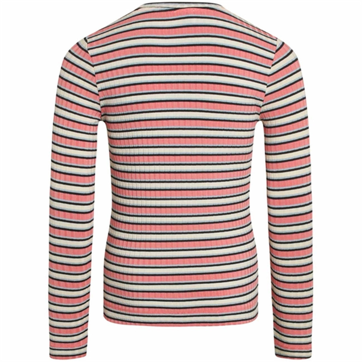 Mads Nørgaard 5x5 Stripe Talika Bluse Multi Strawberry Pink