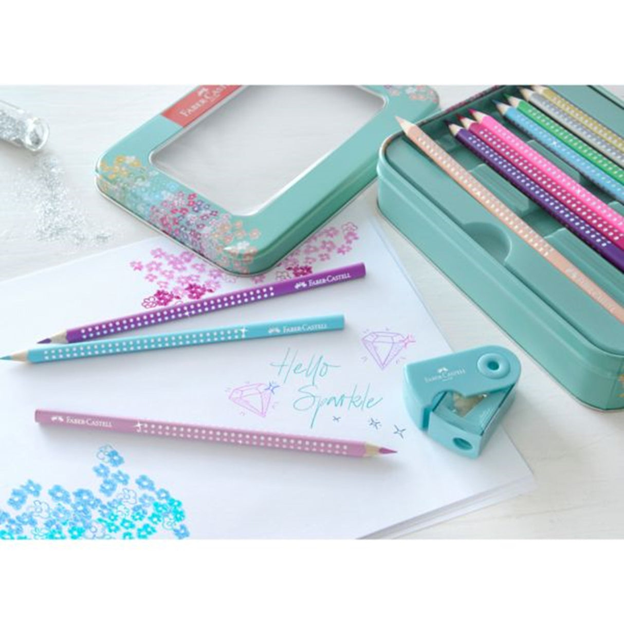 Faber Castell Grip Sparkle 20 Farveblyanter
