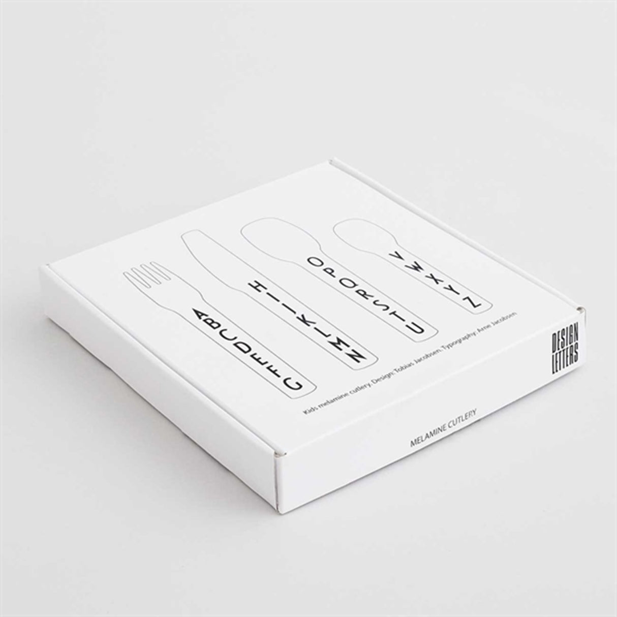 Design Letters White ABC Bestik