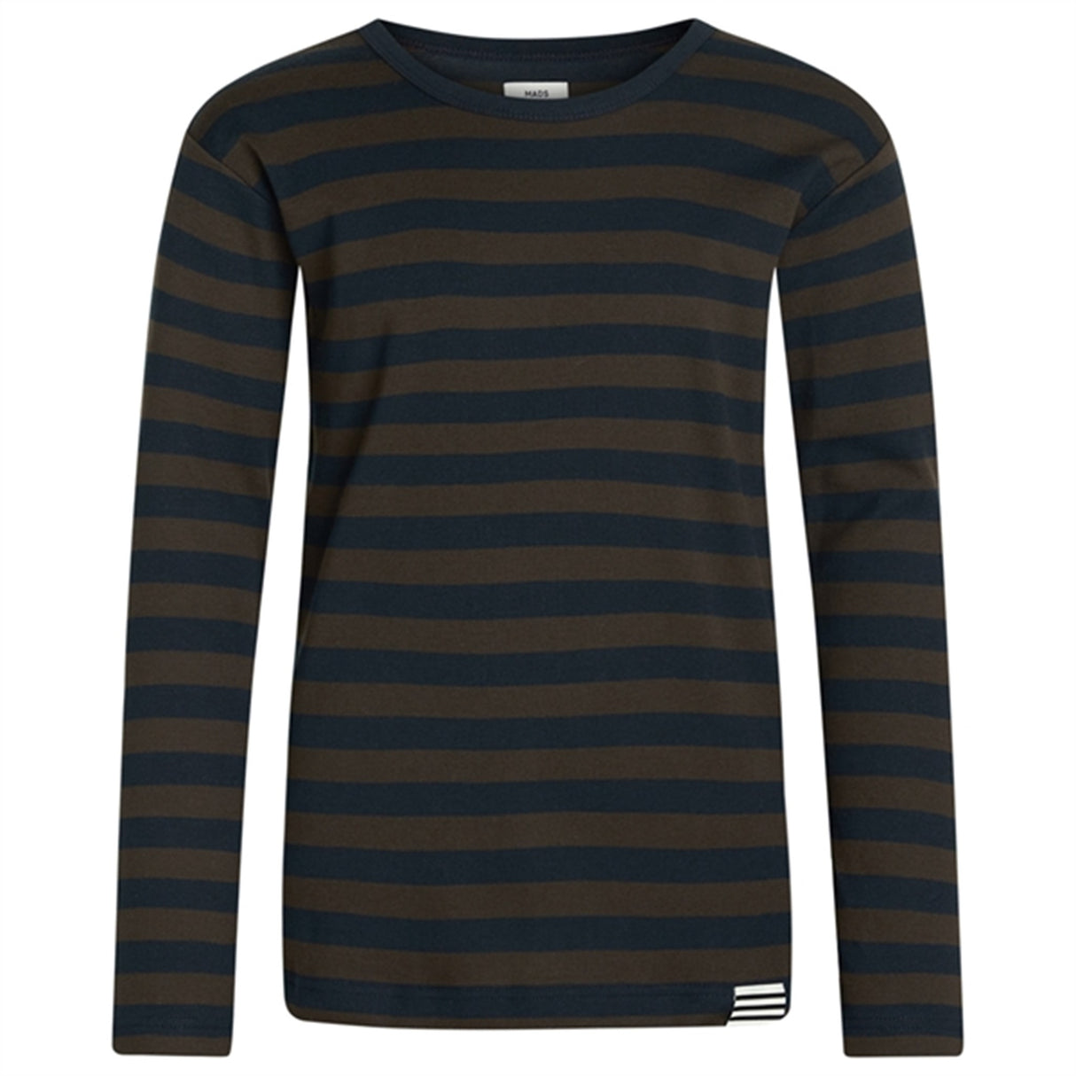 Mads Nørgaard Black Coffee/Sky Captain Midi Rib Tobino Bluse
