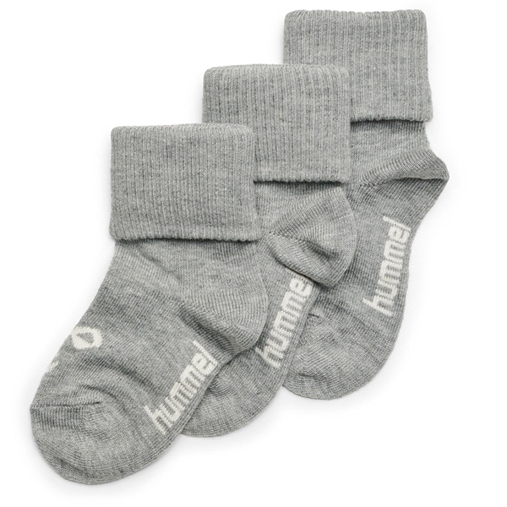 Hummel Grey Melange Sora Socks 3-Pak