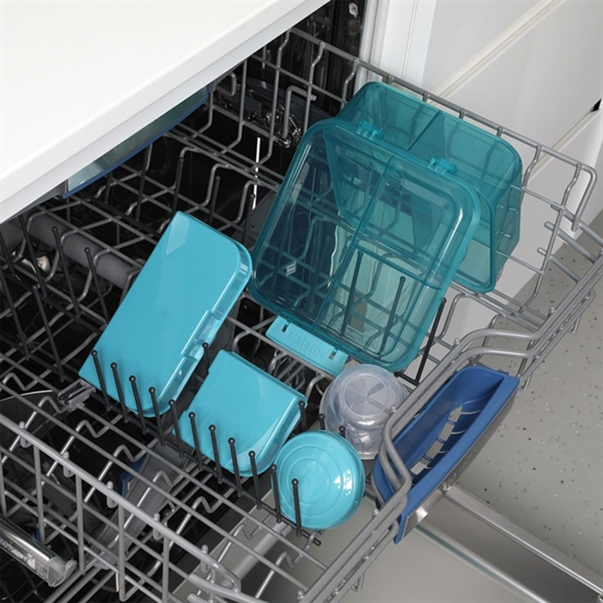 Sistema Bento Cube Madkasse 1,25 L Teal Stone