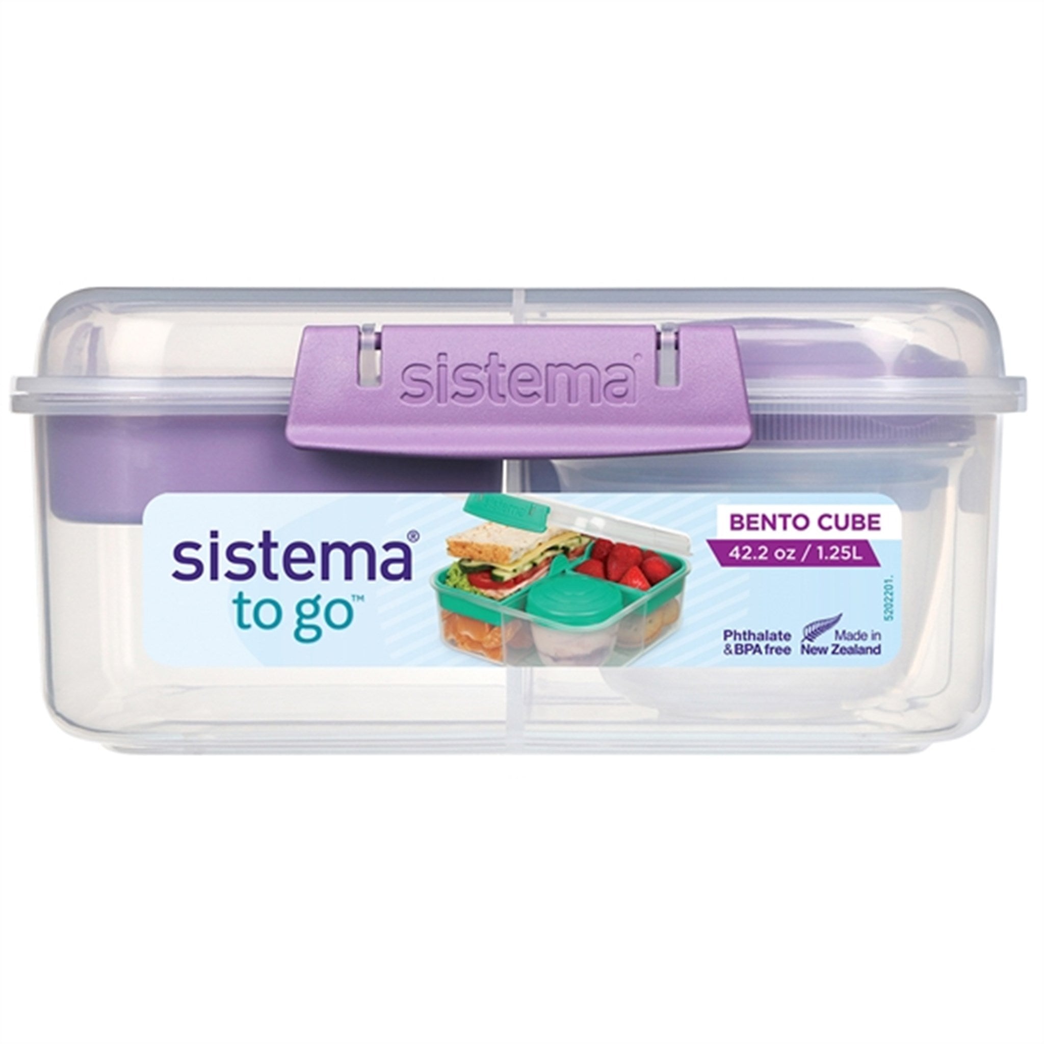Sistema To Go Bento Cube Madkasse 1,25 L Misty Purple 2