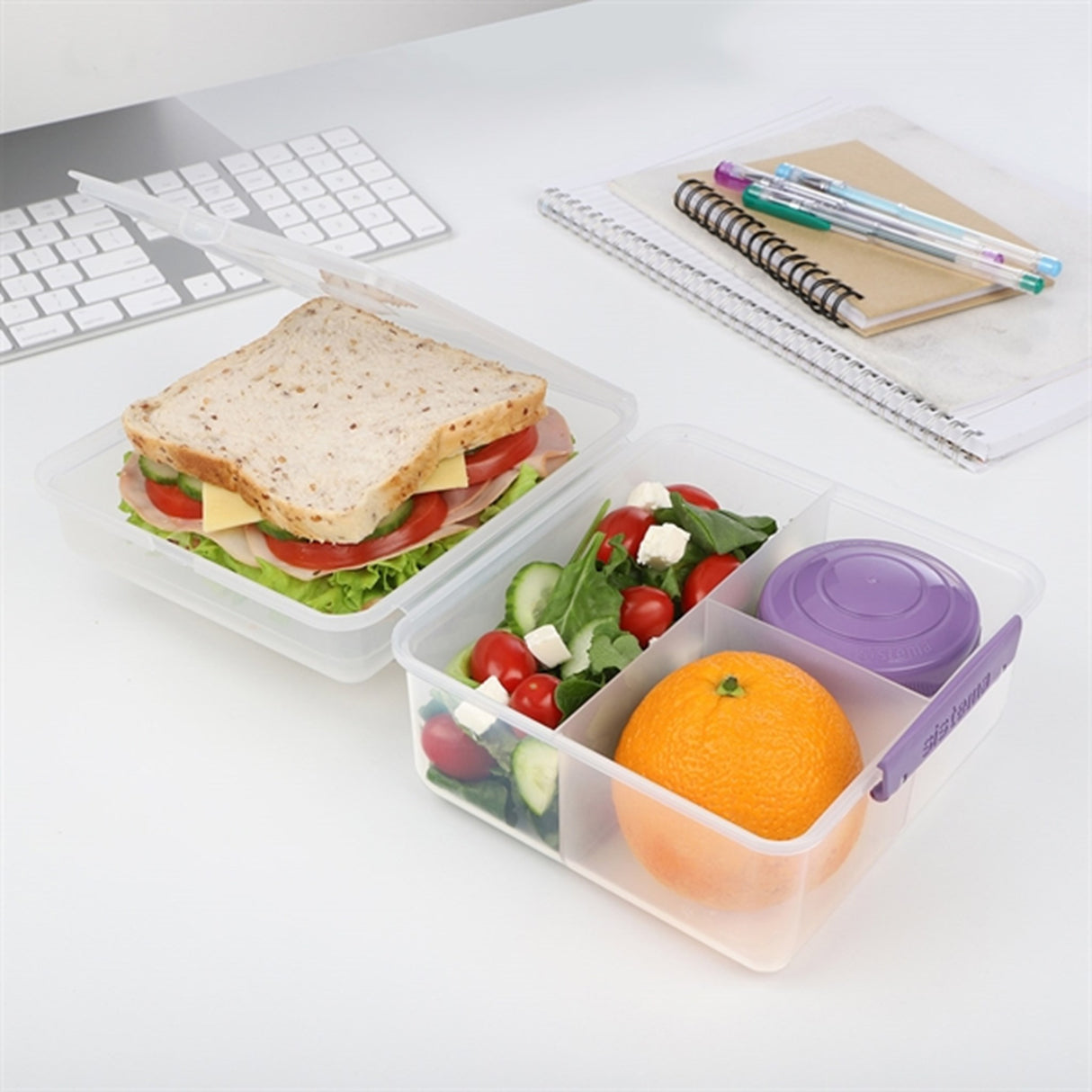 Sistema To Go Lunch Cube Max Madkasse 2 L Misty Purple