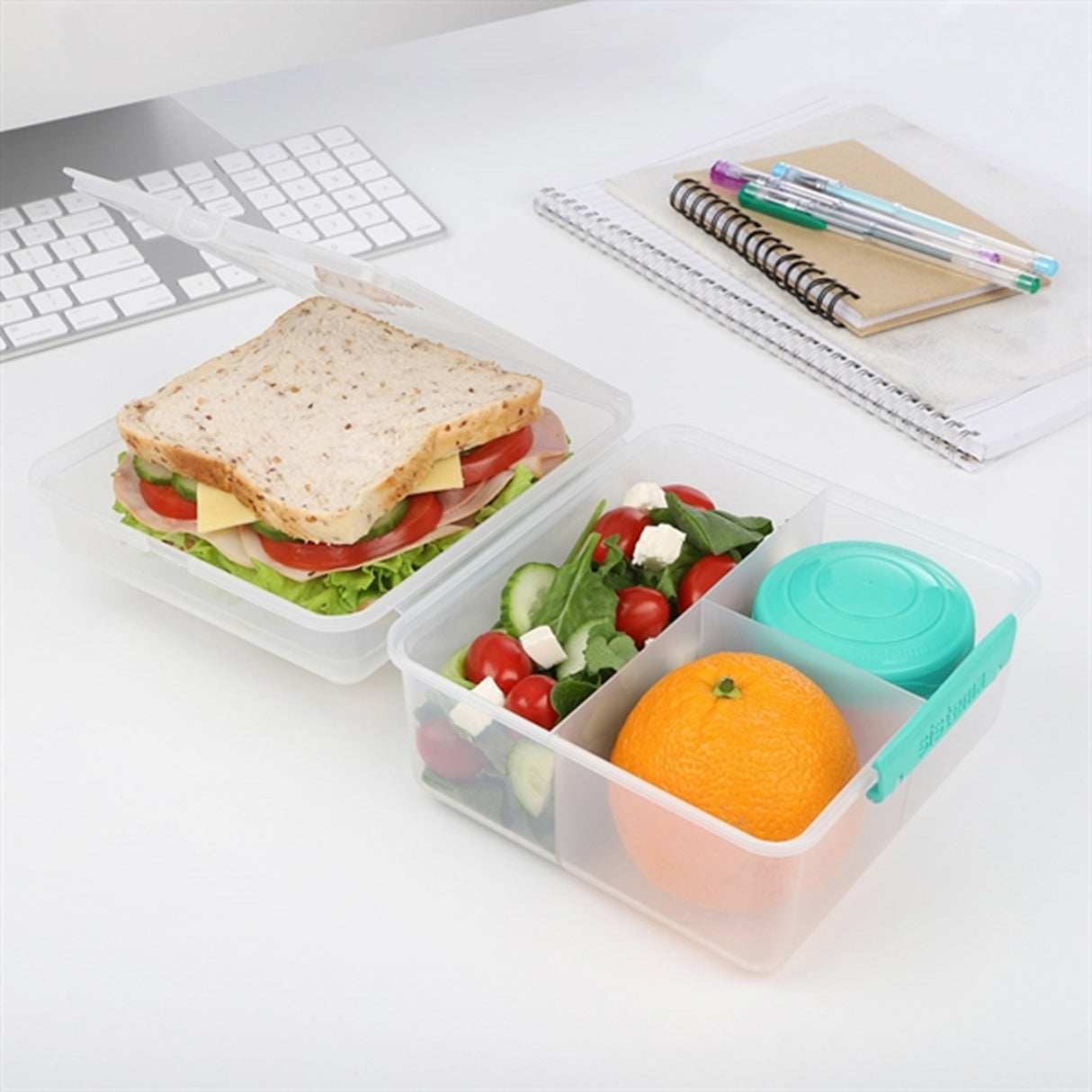 Sistema To Go Lunch Cube Max Madkasse 2 L Minty Teal