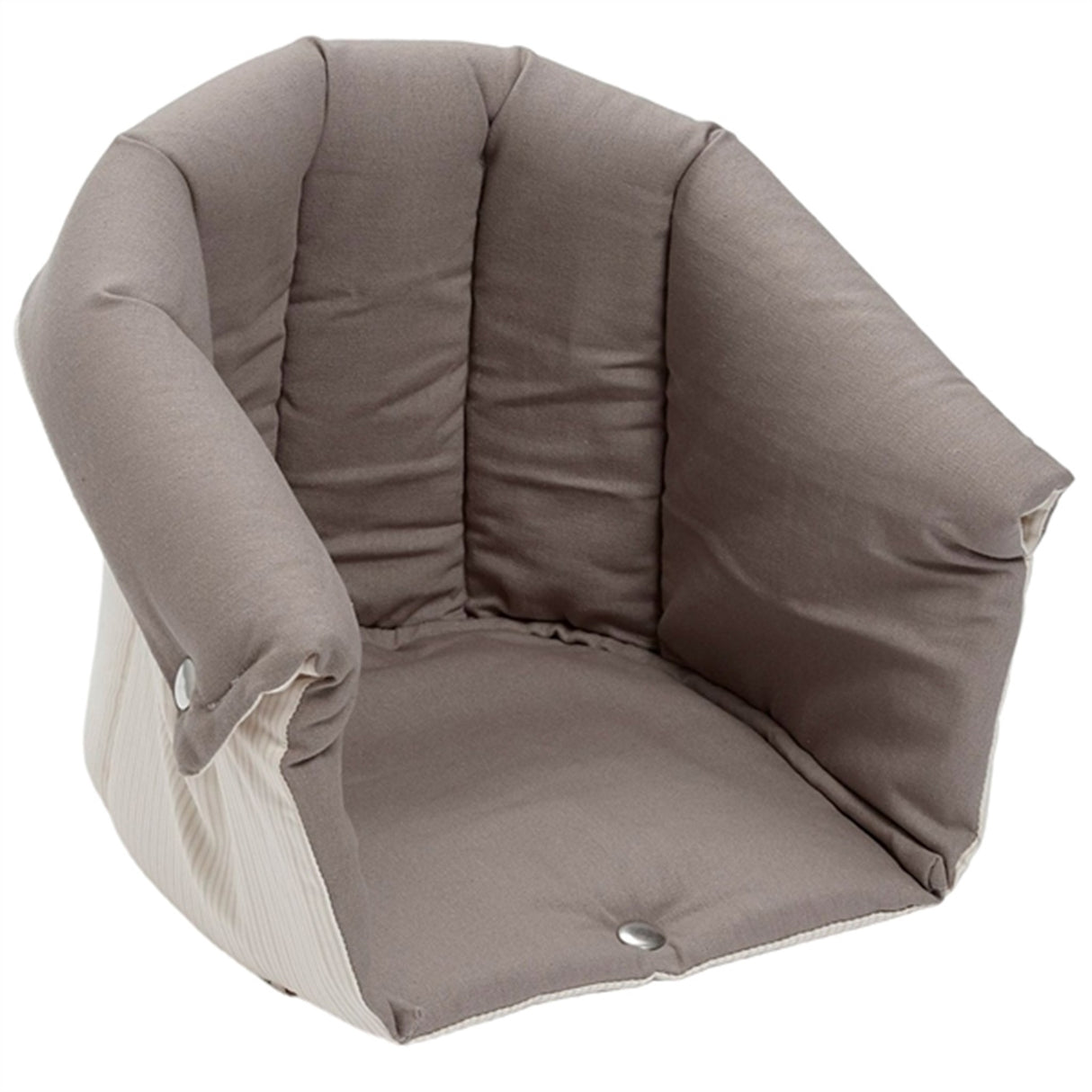 Copenhagen Multifunktionel Kaleche til Babylift Dark Grey Solid w. Creme Stripe