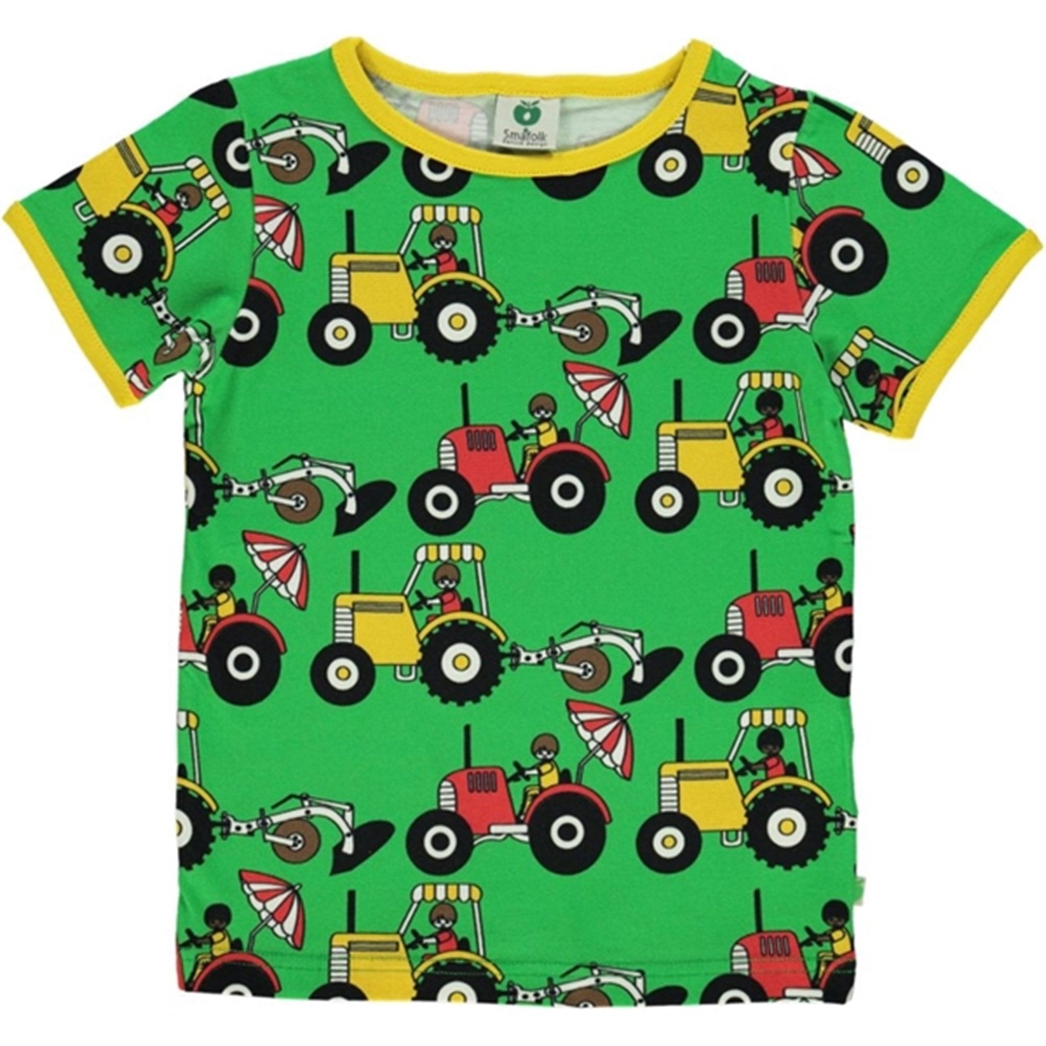 Småfolk Green Tractor T-shirt