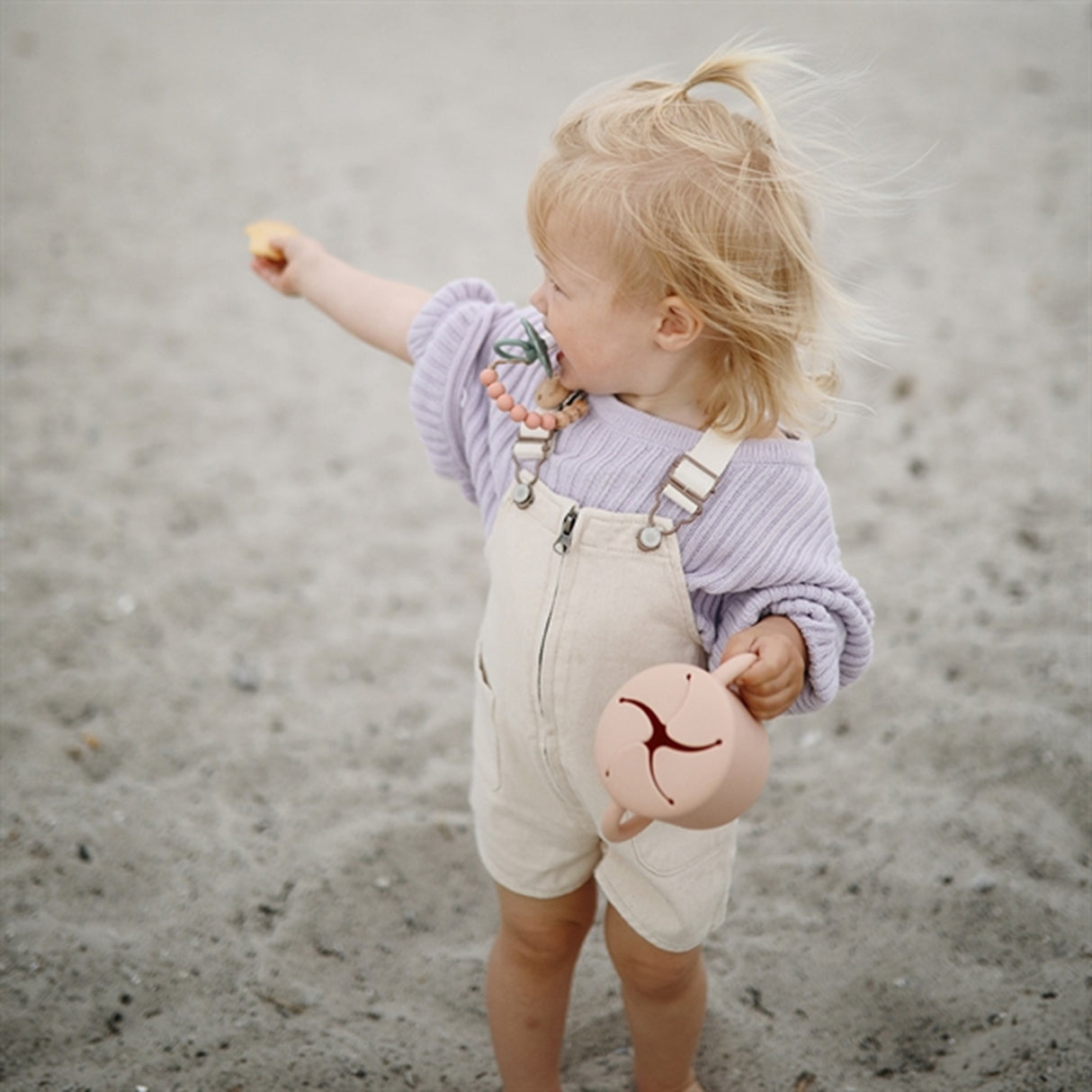 Mushie Snack Kop Blush