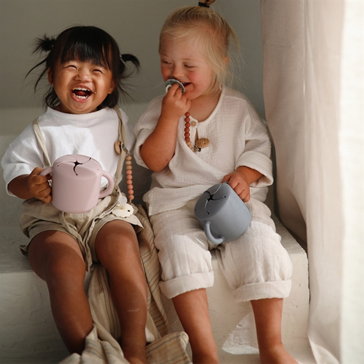 Mushie Snack Kop Soft Lilac