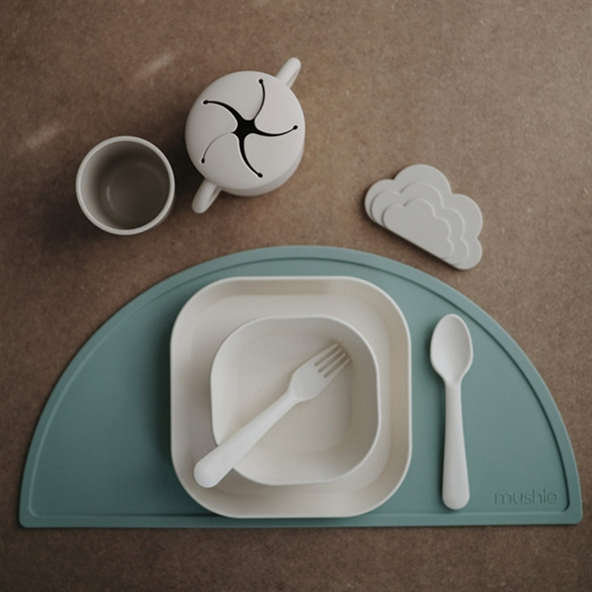 Mushie Kop 2-pak Ivory