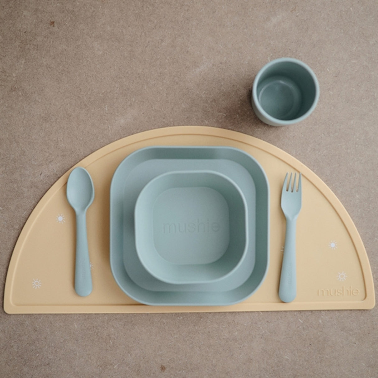 Mushie Bestik Powder Blue