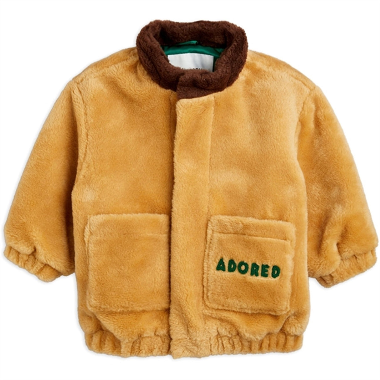 Mini Rodini Adored Faux Fur Jakke Beige