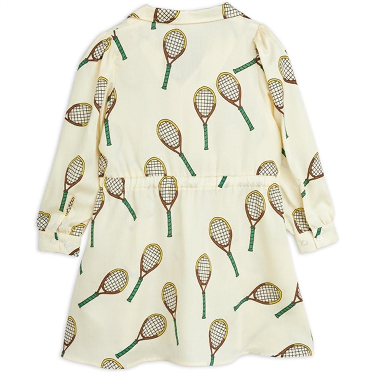 Mini Rodini Offwhite Tennis Aop Woven Kjole