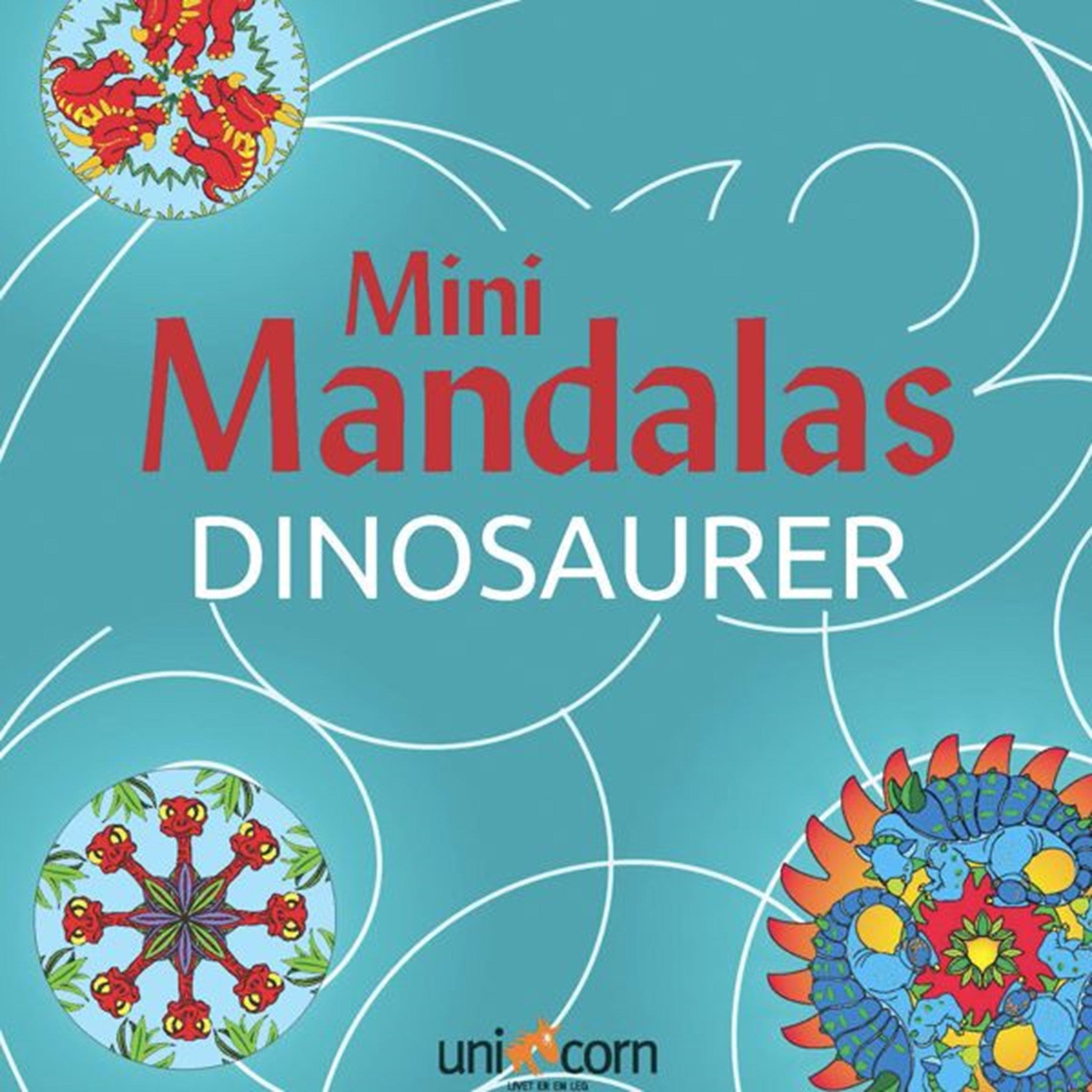 Forlaget Unicorn Mandalas Mini Dinosaurer