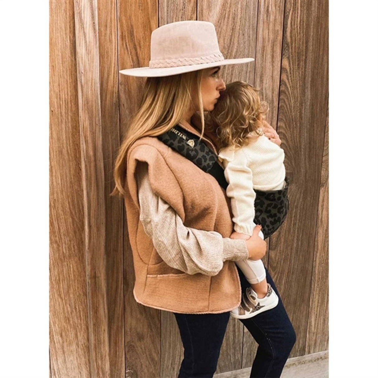 Wildride The Toddler Swing Bæresele Grey Leopard