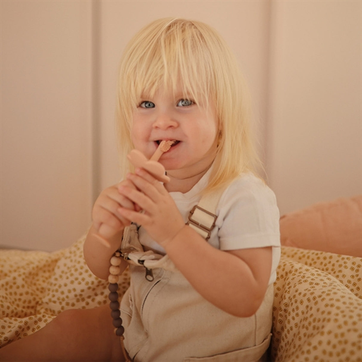 Mushie Tandbørste Flower Blush