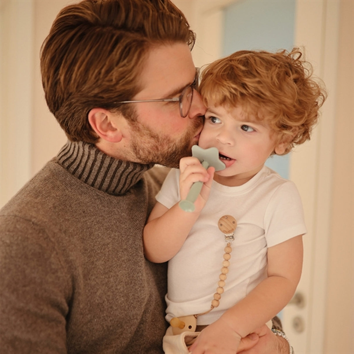 Mushie Tandbørste Star Cambridge Blue