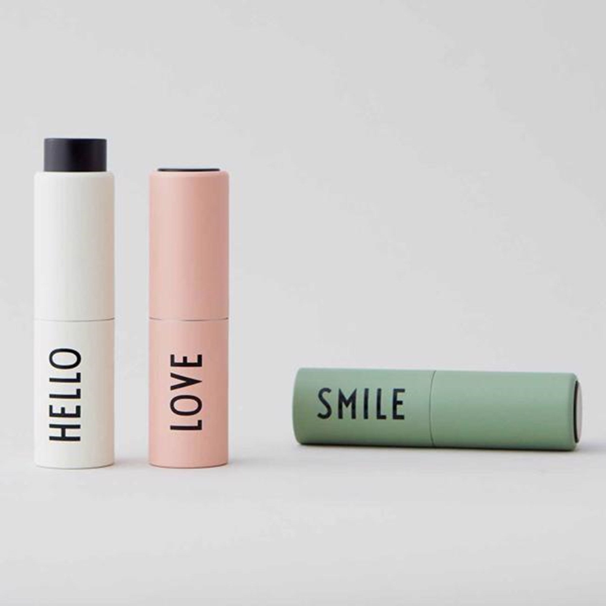 Design Letters Bag Size Håndsprit Dispenser Green Smile 2