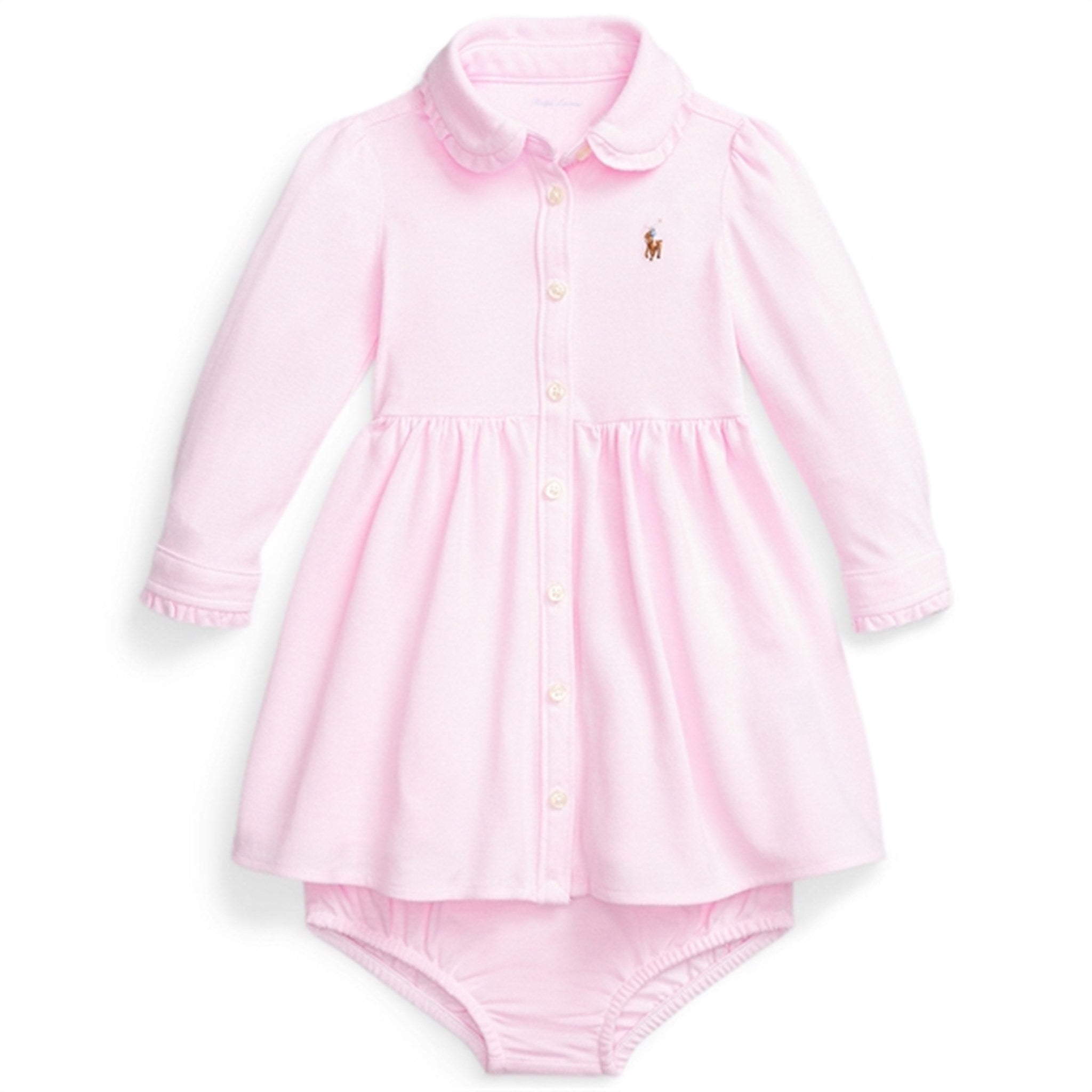 Ralph Lauren Baby Solid Kjole Carmel Pink