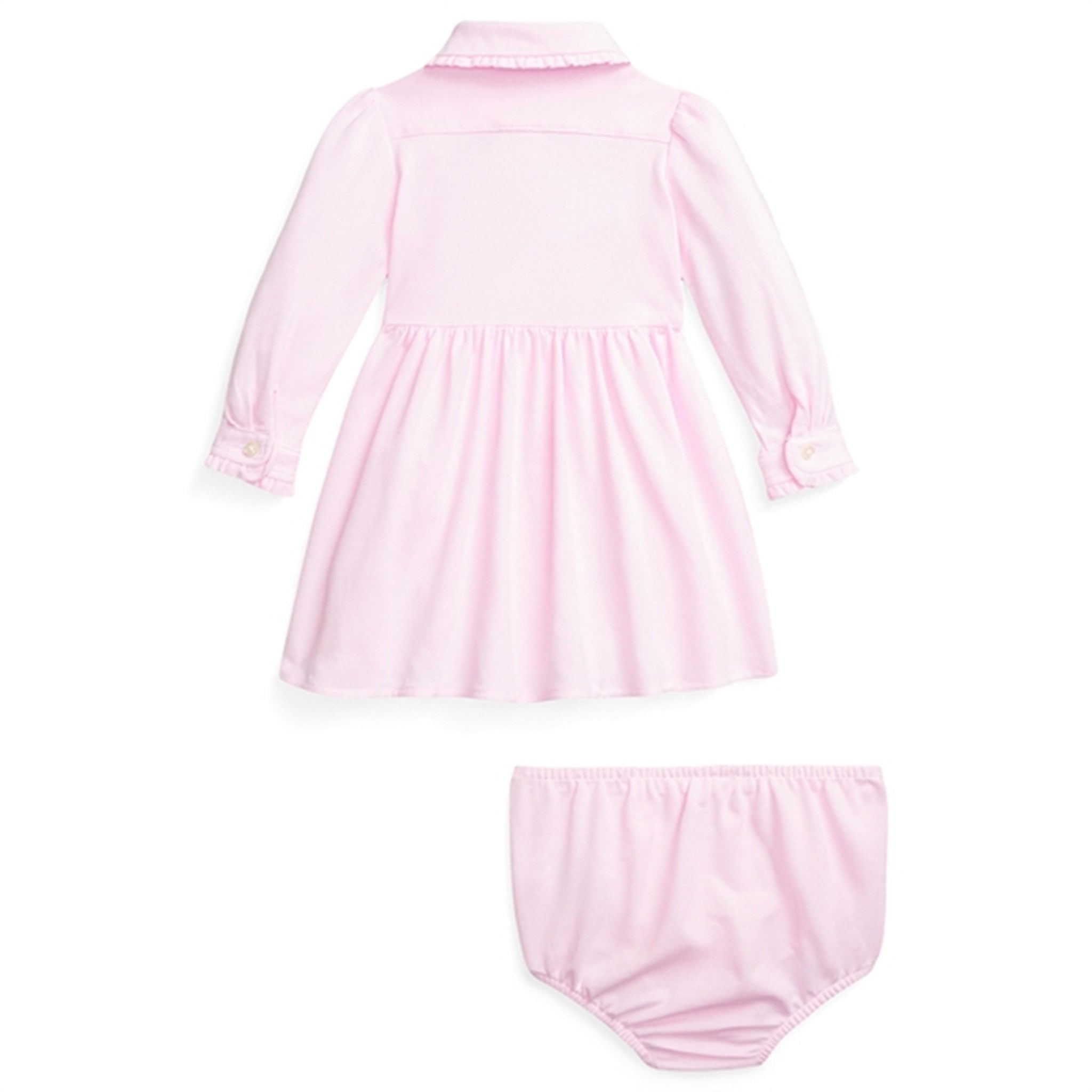 Ralph Lauren Baby Solid Kjole Carmel Pink 2