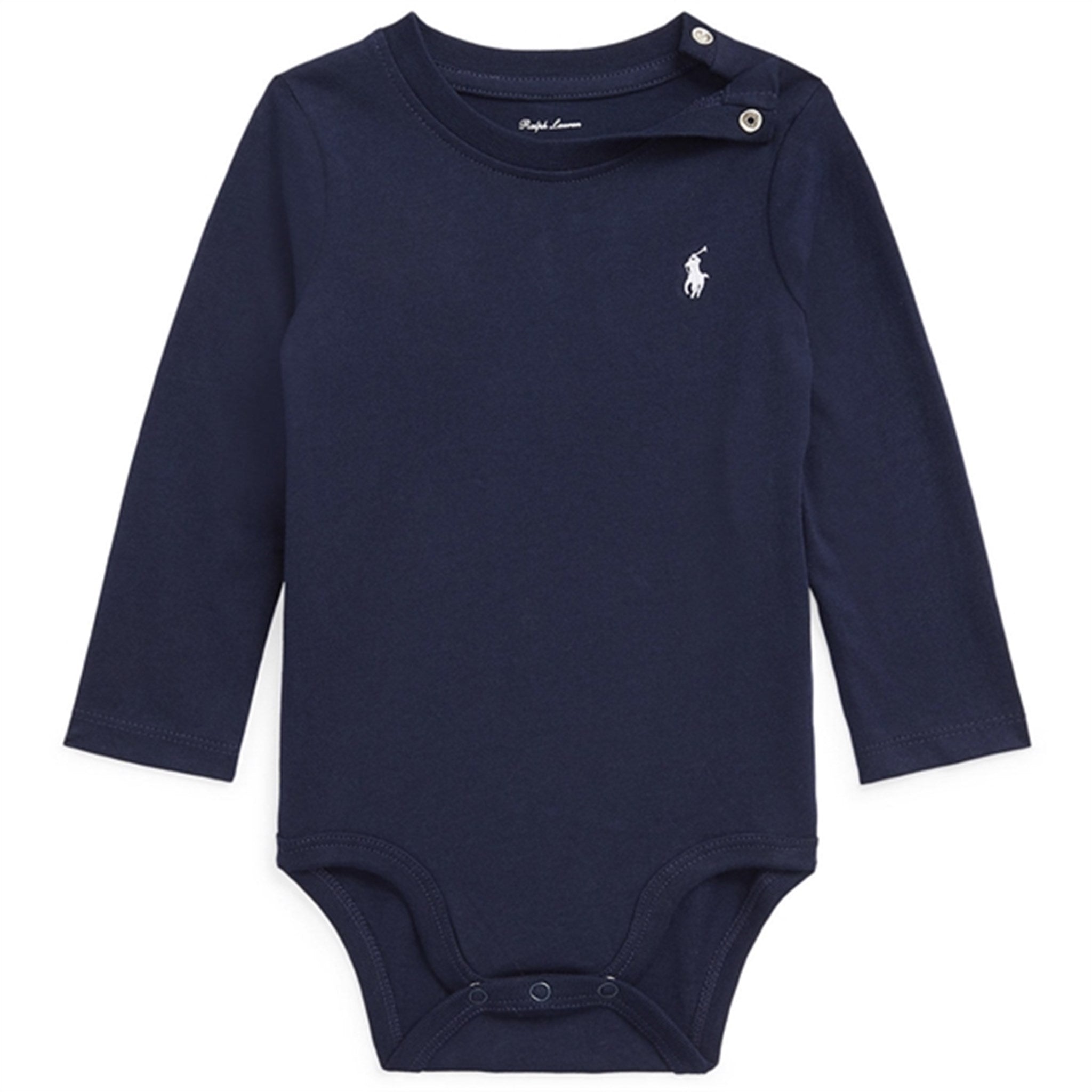 Ralph Lauren Baby Boy Long Sleeved Polo Body Navy