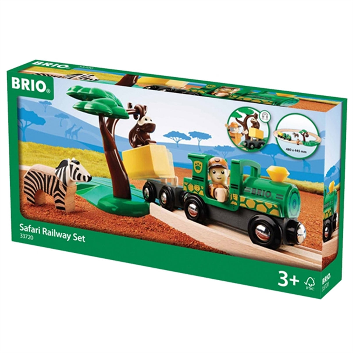 BRIO® Togbane Safari Sæt