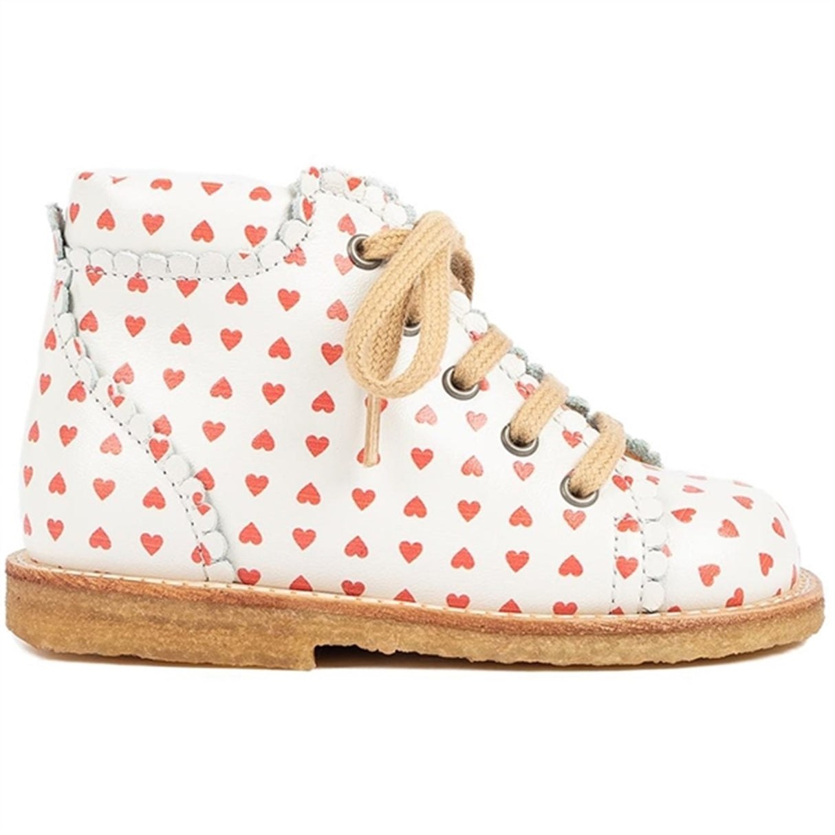 Angulus Sko Med Snøre Off White