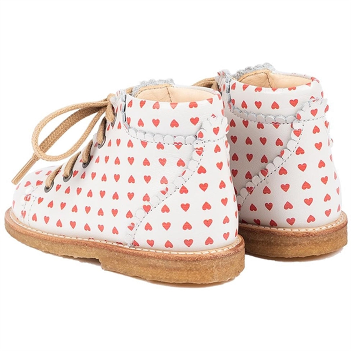 Angulus Sko Med Snøre Off White