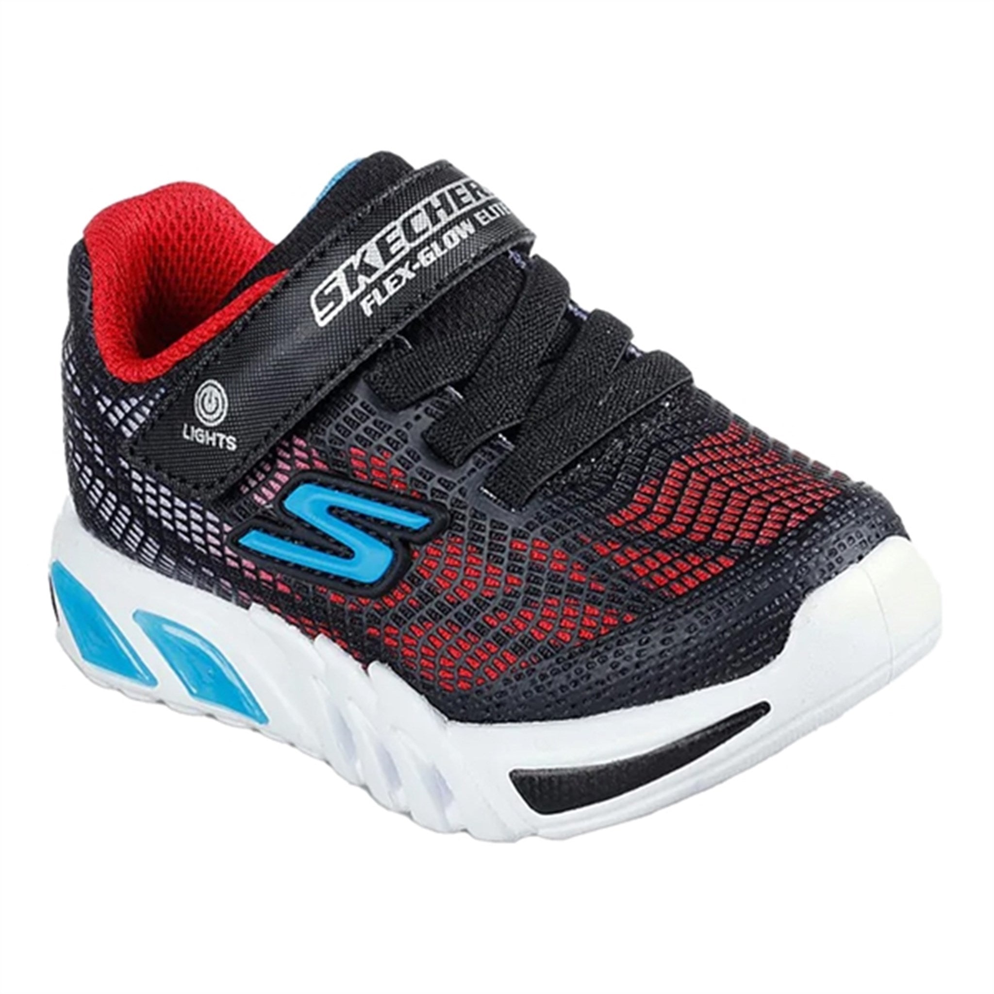 Skechers Flex-Glow Elite Sneakers Black Red Blue