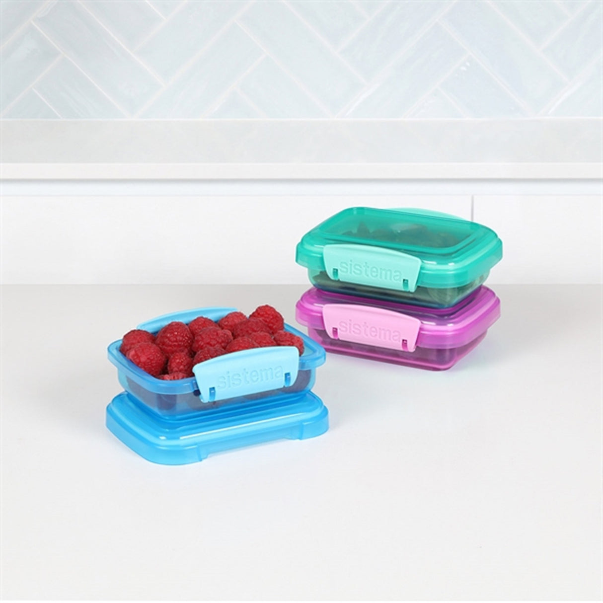 Sistema Opbevaringsbøtter 200 ml 3-pak